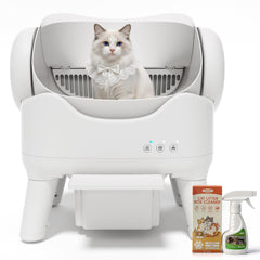 RPZ automatic self-cleaning litter box for large cats, easy care and comfort.