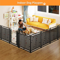 RRBW Puppy Playpen 32-inch height provides a roomy space for pets.