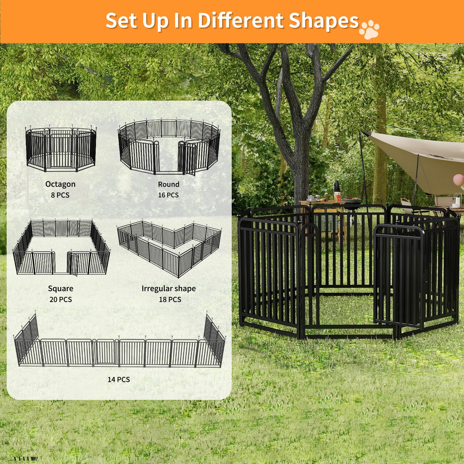 RRBW Puppy Playpen creates calm play spaces for pets.