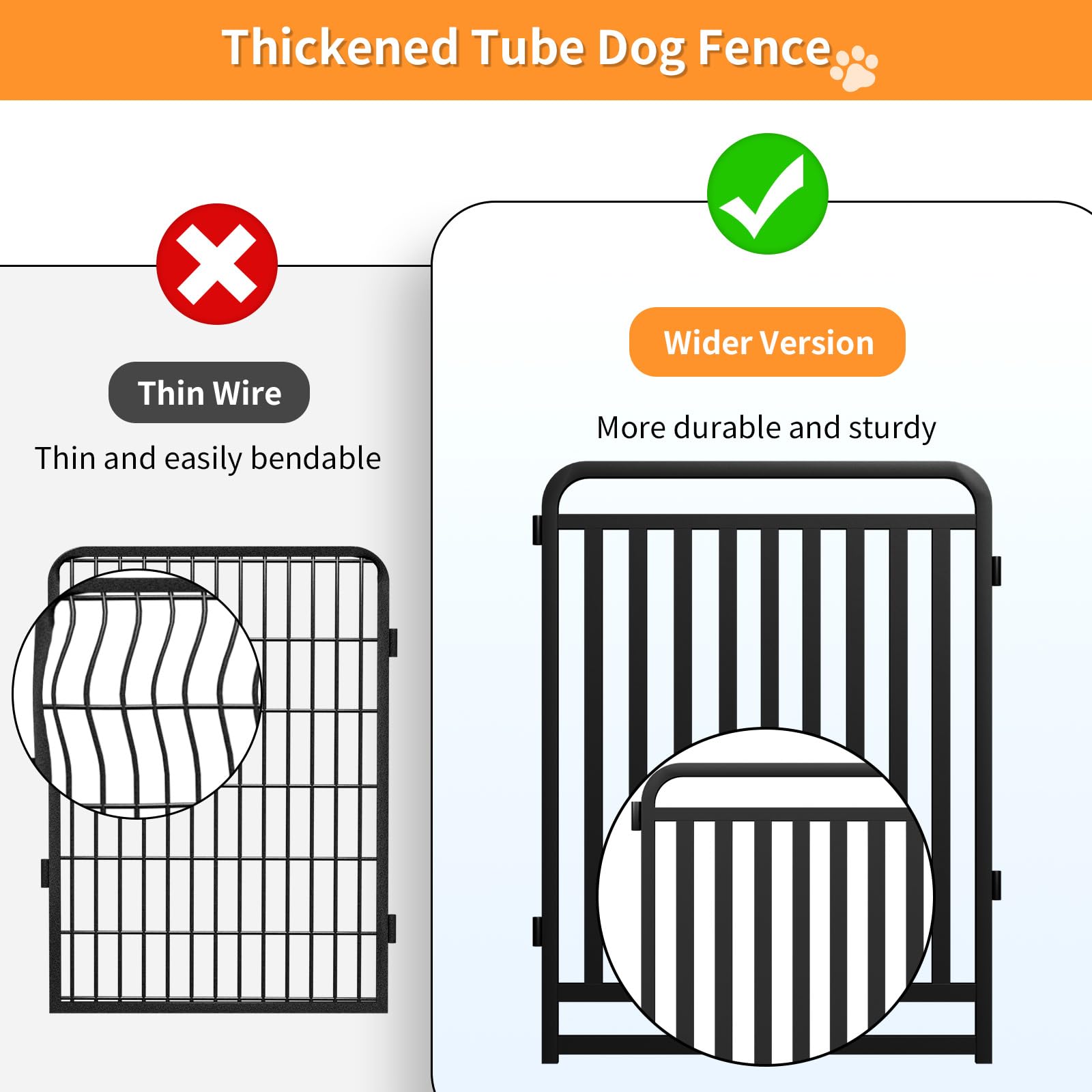 RRBW Puppy Playpen low-threshold entry enables easy, gentle access.