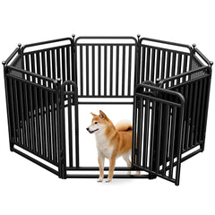 RRBW Puppy Playpen thick-walled tubes for sturdy, long-lasting containment.