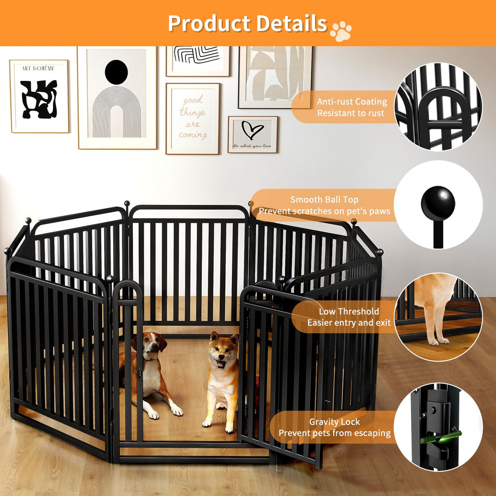RRBW Puppy Playpen tool-free assembly for fast setup.