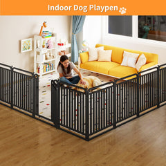RRBW thickened metal tube dog playpen outdoor panel supports versatile layouts for indoor and outdoor use.