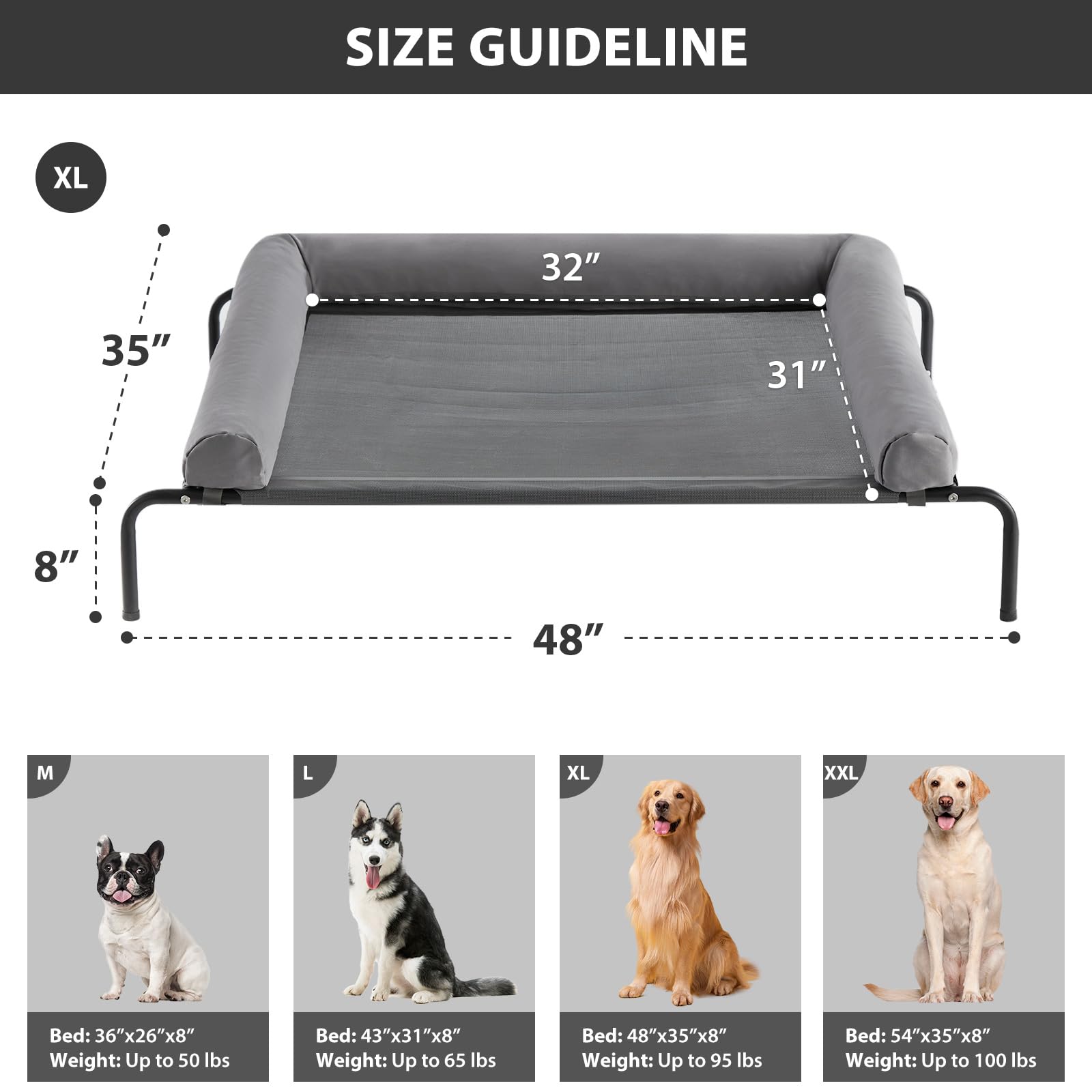 RRPETHOME durable Teslin mesh close-up highlighting scratch and chew resistance for active dogs