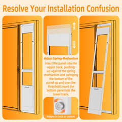 Left or right design patent-pending installation flexibility.