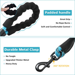 Rttochfy durable nylon rope leash offers reliable control during walks, runs, and training.