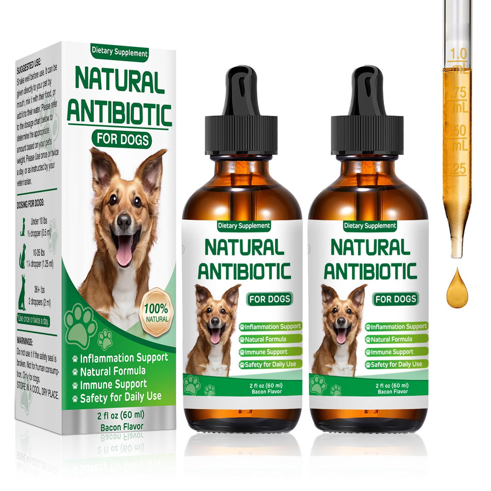 RUAKPL antibiotics for dogs bottle: natural formula supporting daily canine wellness