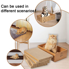 RUBMEOW catnip included pack enhances play and scratching enjoyment.