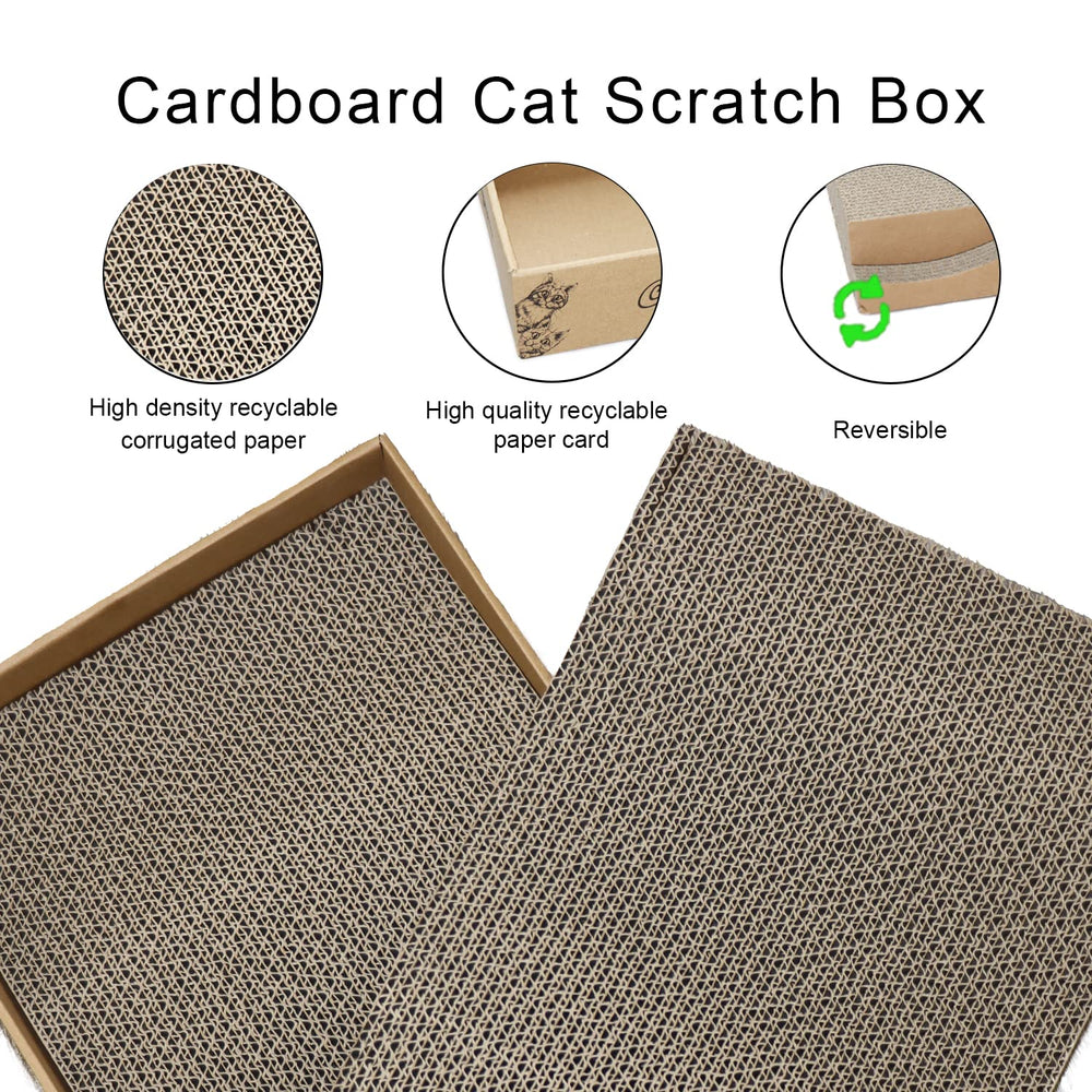 RUBMEOW reversible design feature for extended scratch surface