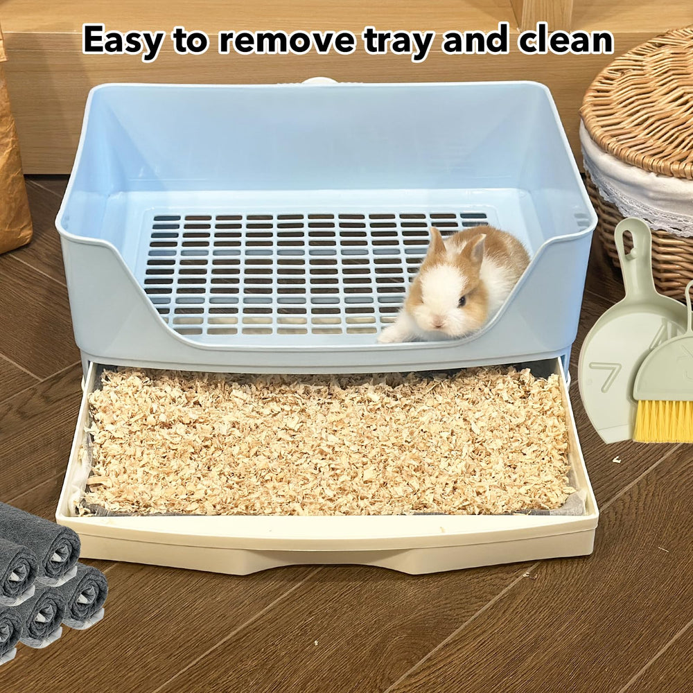RubyHome 12mm mesh traps droppings for a cleaner litter area.