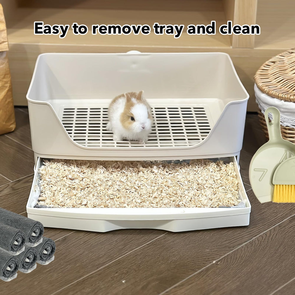 RubyHOME 12mm mesh grid traps droppings for a cleaner area.