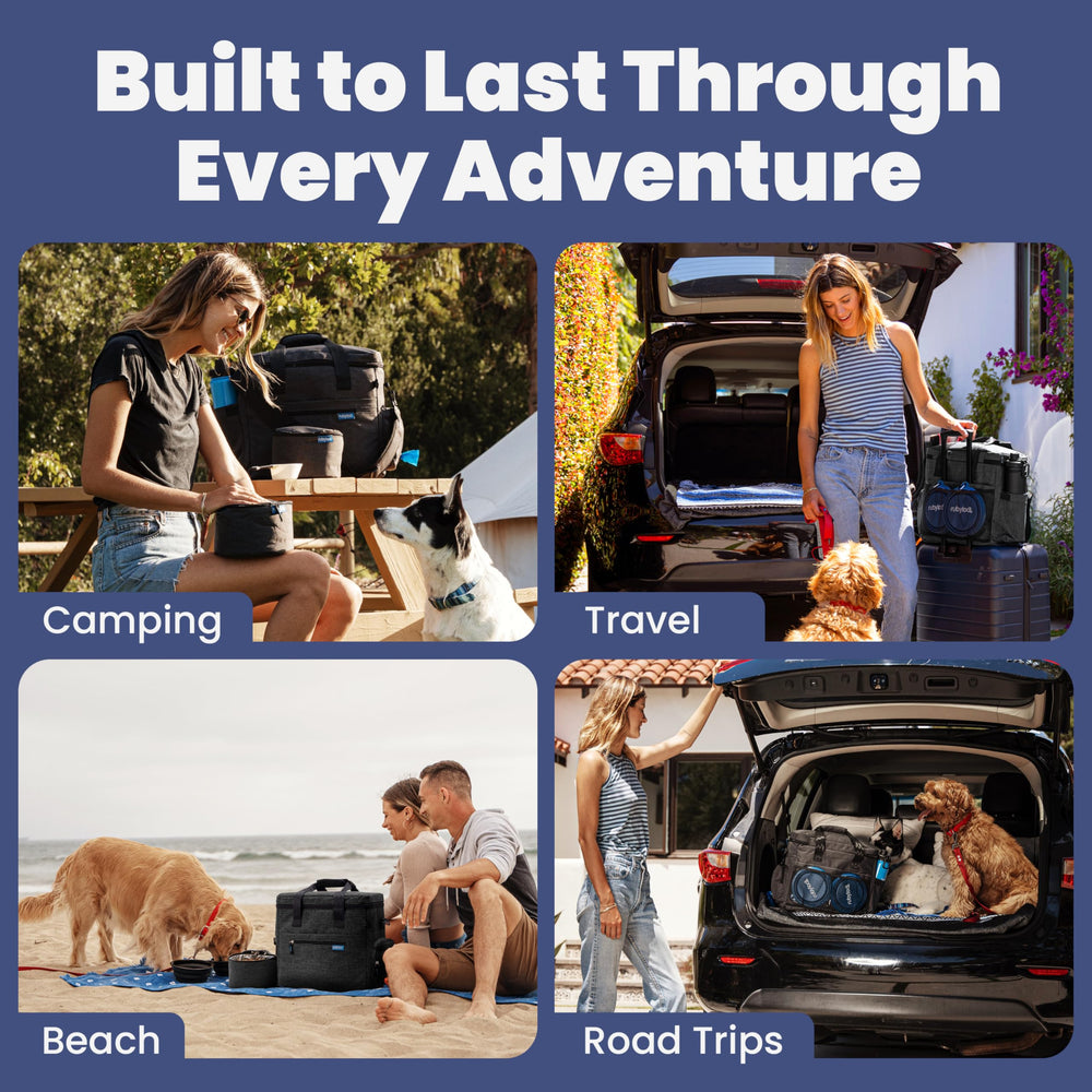 Rubyloo adjustable padded shoulder strap for comfortable carrying on trips.
