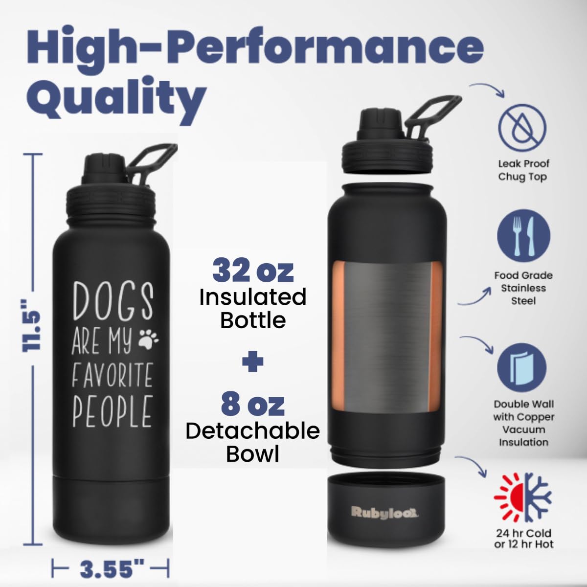Carrying handle shown for daily dog-walking use