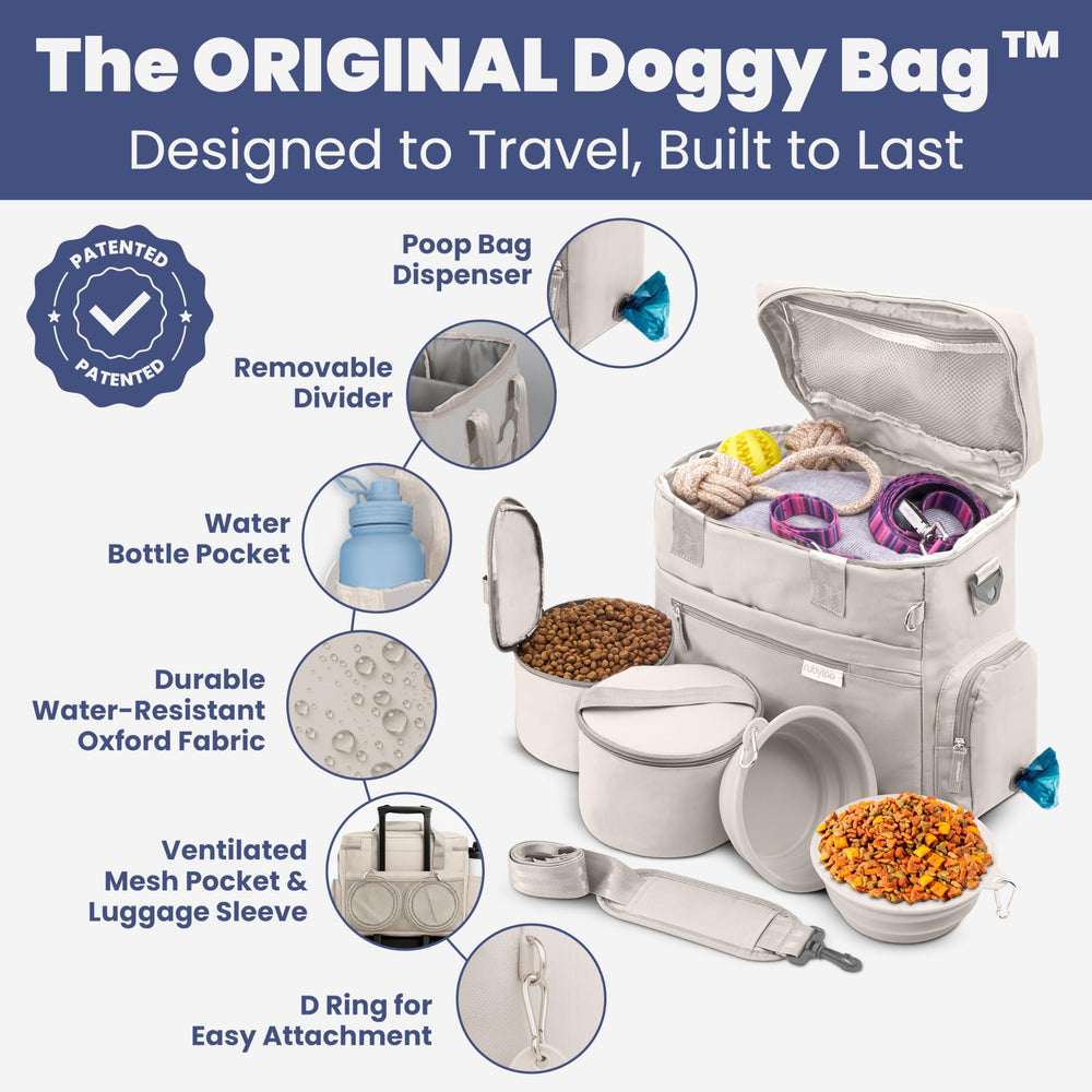 Rubyloo BPA-free collapsible bowls ready for on the go meals.