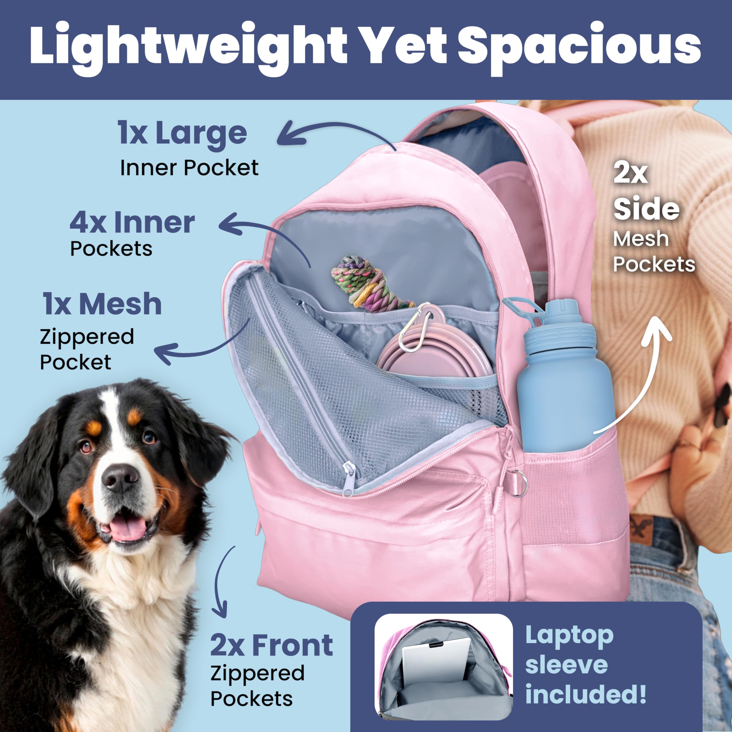 rubyloo dog travel bag placemat provides clean feeding surface on trips