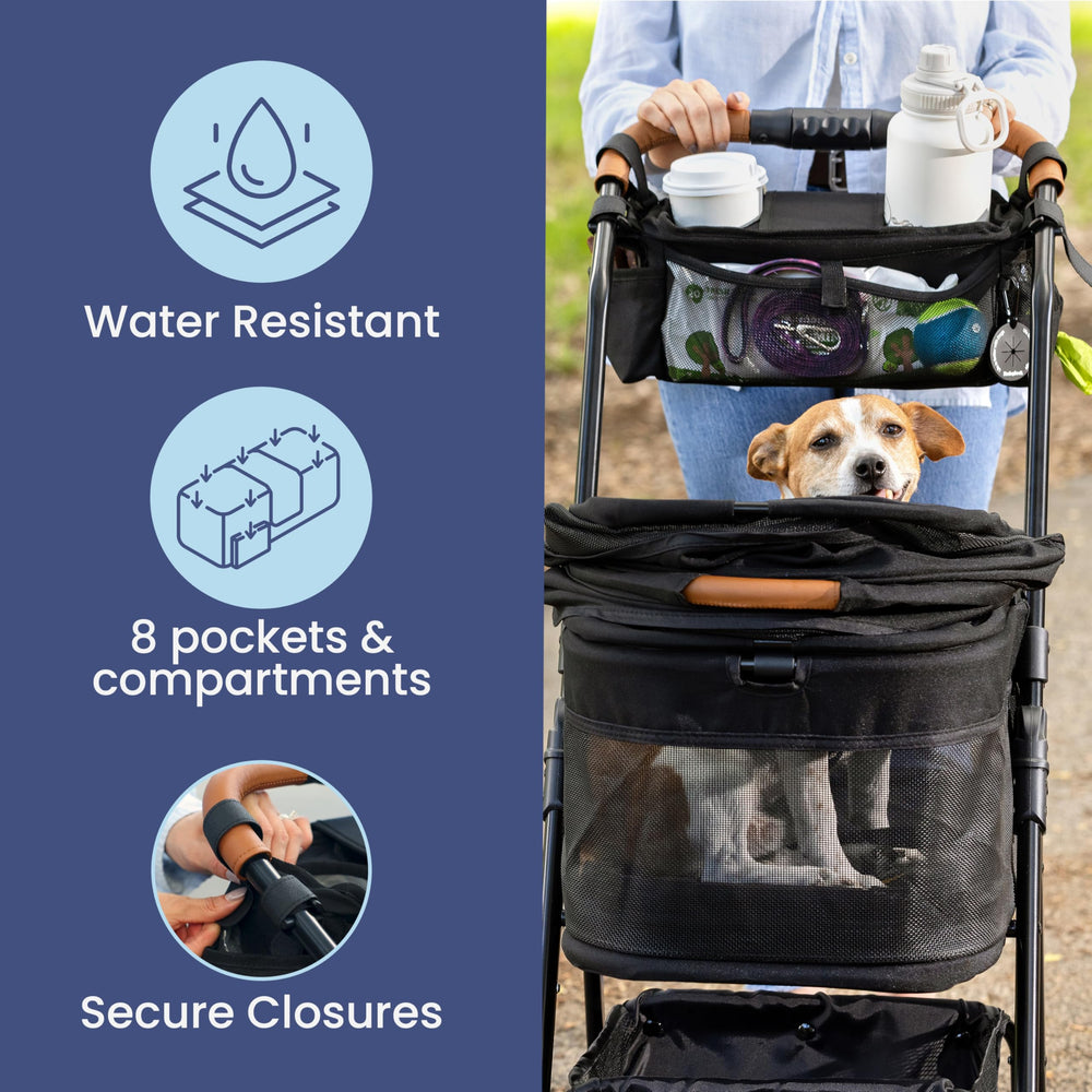 rubyloo durable design cleans quickly after messy walks.