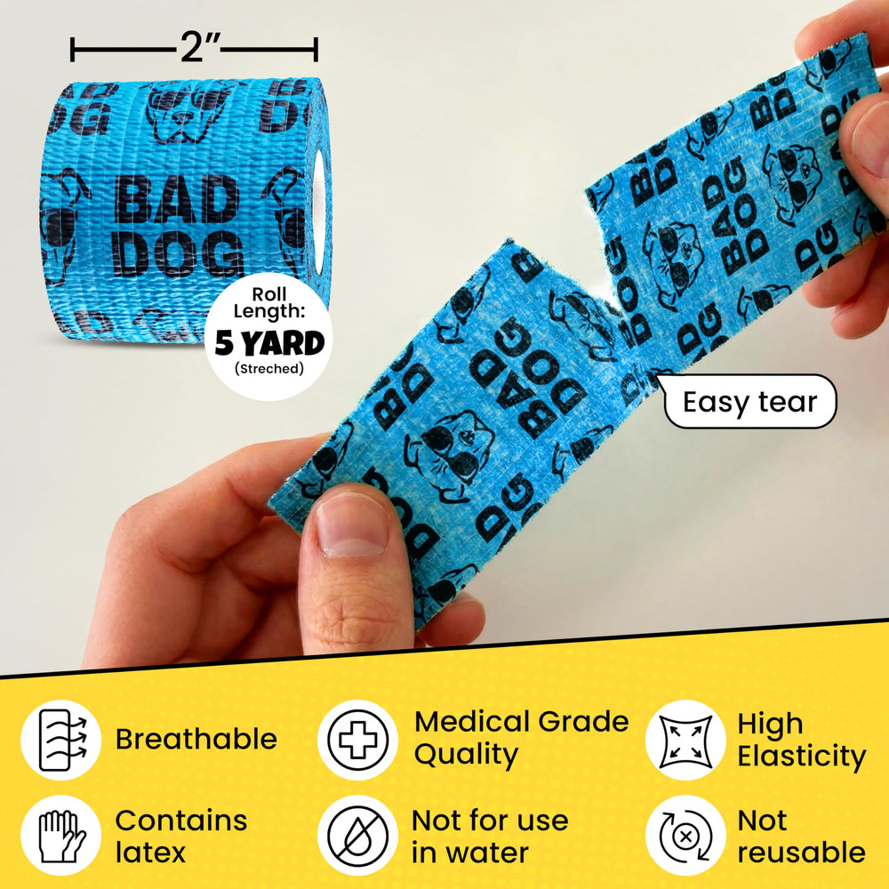 Rubyloo individually wrapped vet wrap roll for clean storage and travel.