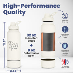 Rubyloo leak-proof chug lid for clean, spill-free hydration on adventures