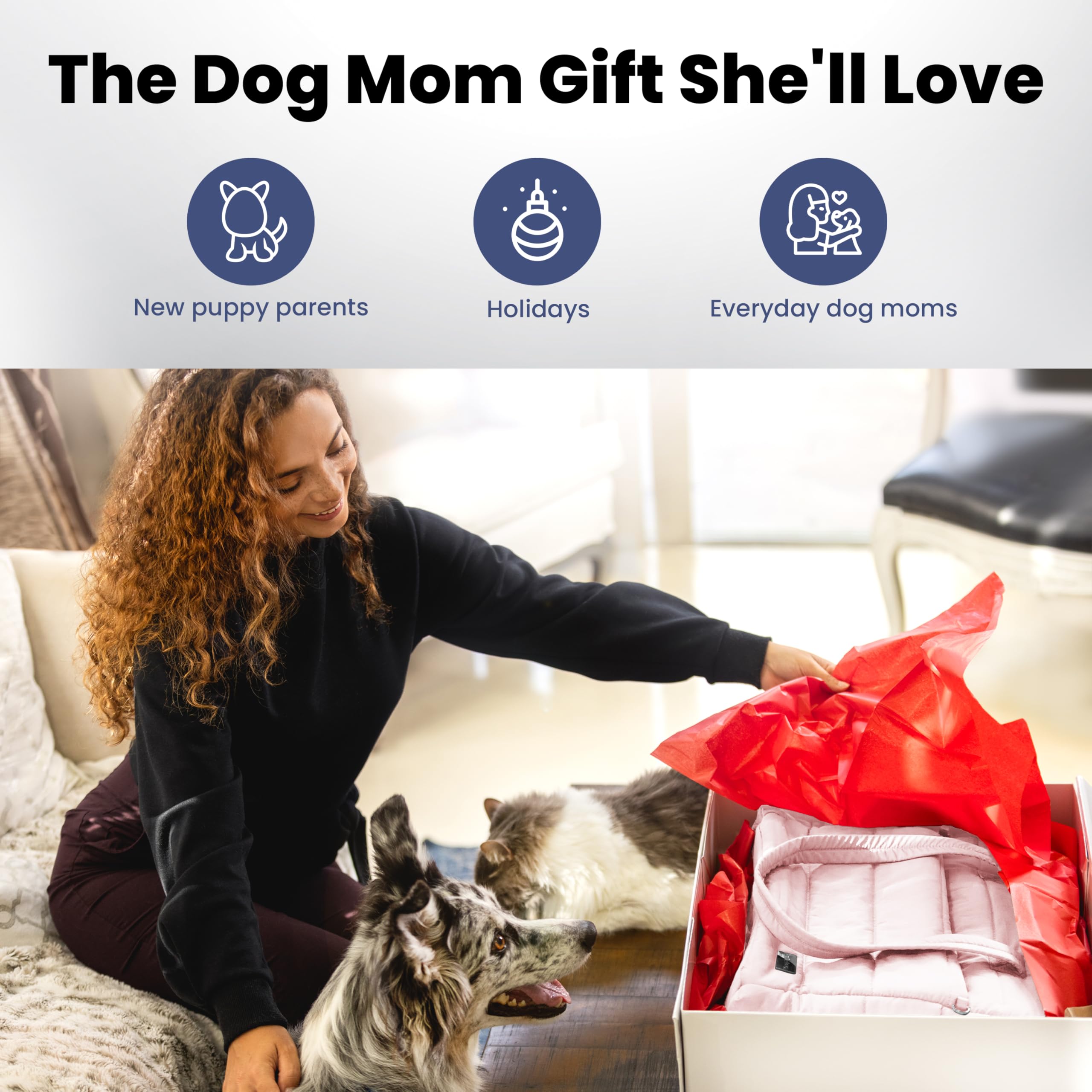 Rubyloo Puffer Dog Travel Bag is lightweight and water-resistant for daily use.