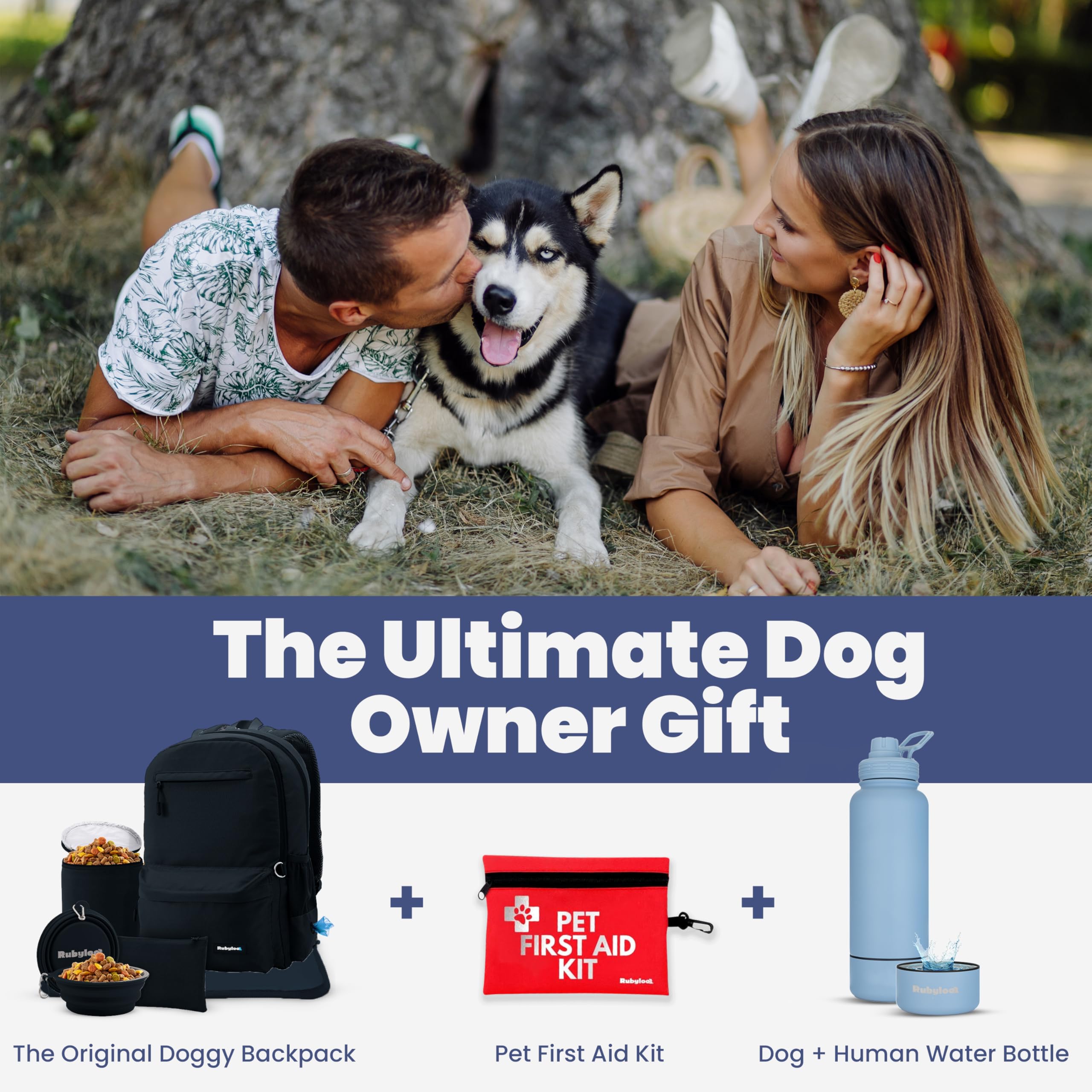 Rubyloo water bottle holder and breathable back panel offer comfort on hikes.