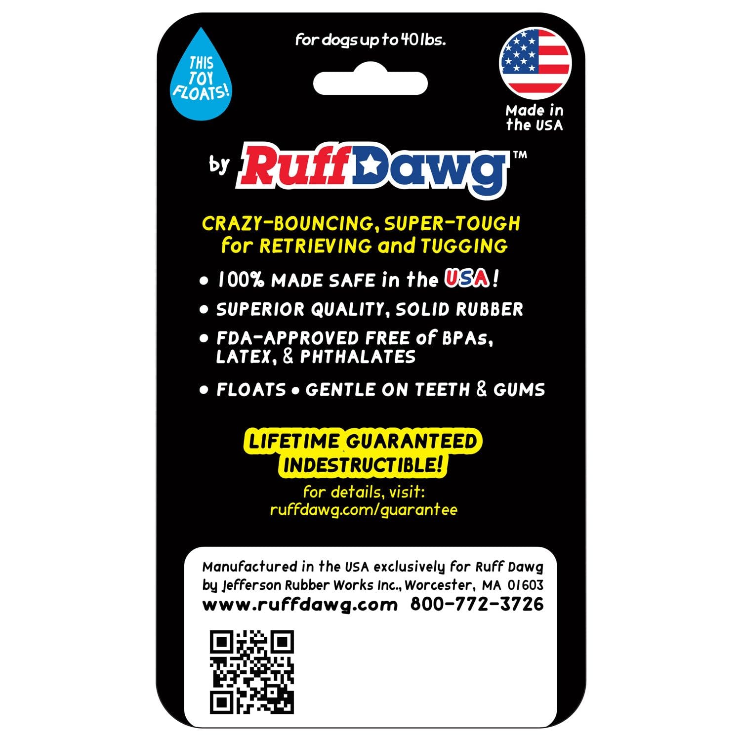 Ruff Dawg Interactive donut toy encourages chasing and retrieval.