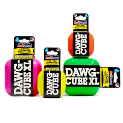 Ruff Dawg Cube with thick rubber profile supports durable chew sessions.