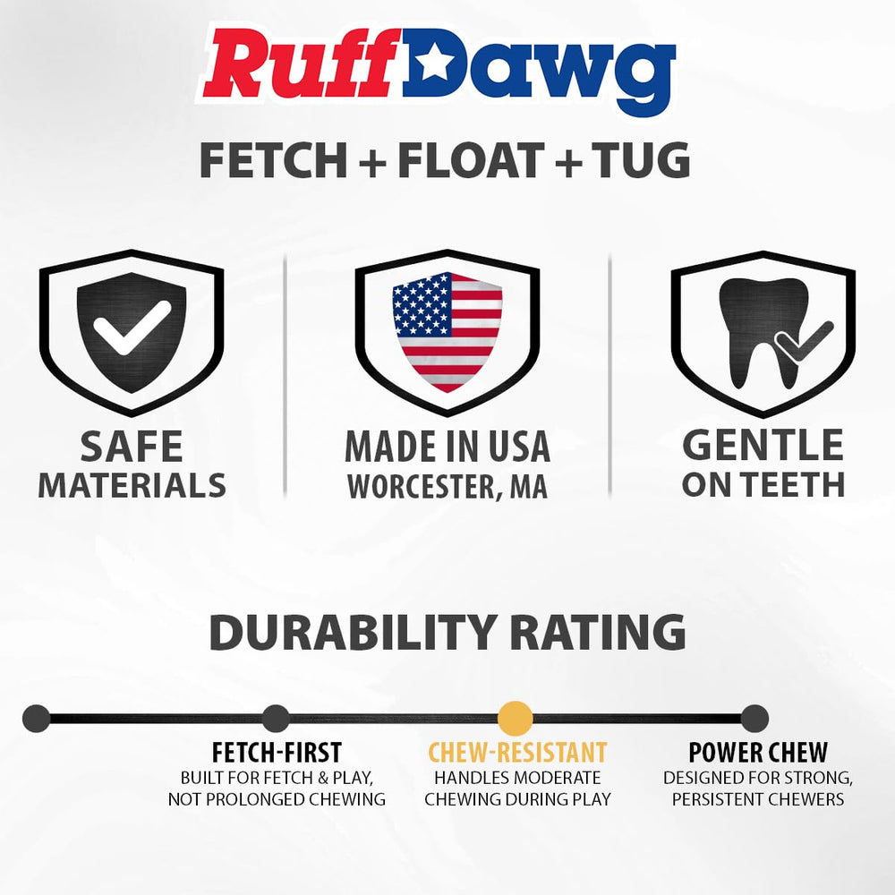 Ruff Dawg Interactive chase design encourages active fetch sessions.