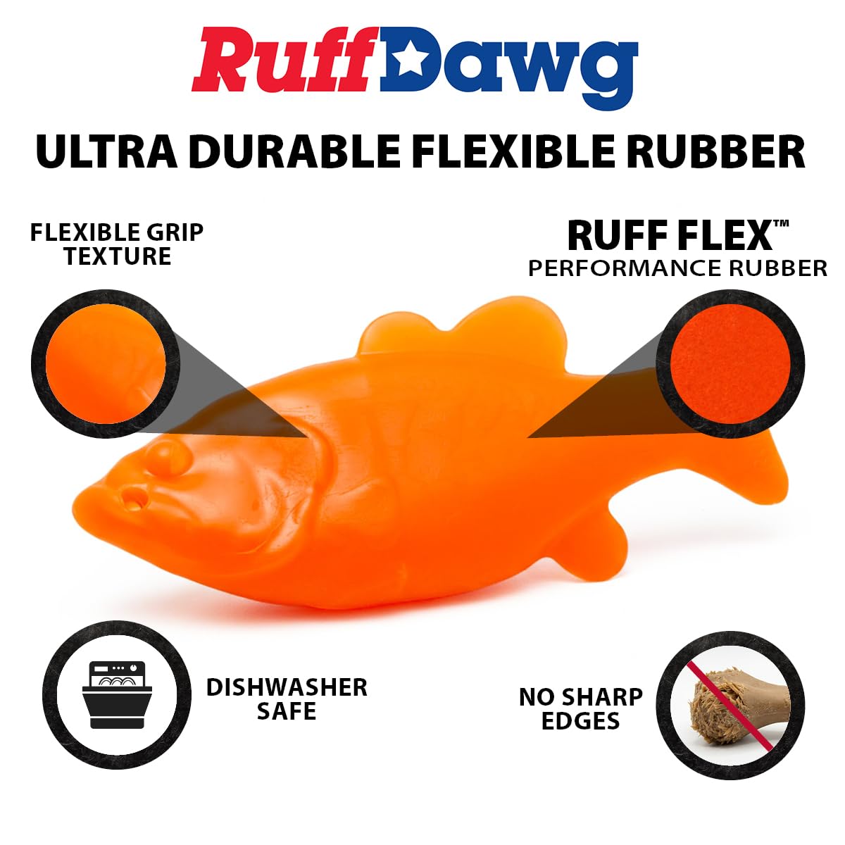 Ruff Dawg Made in USA badge reflects quality craftsmanship.