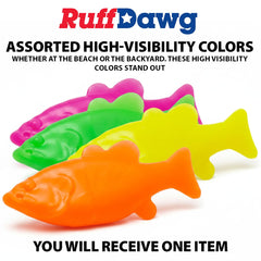 Ruff Dawg rope hole design makes pickup quick and easy.