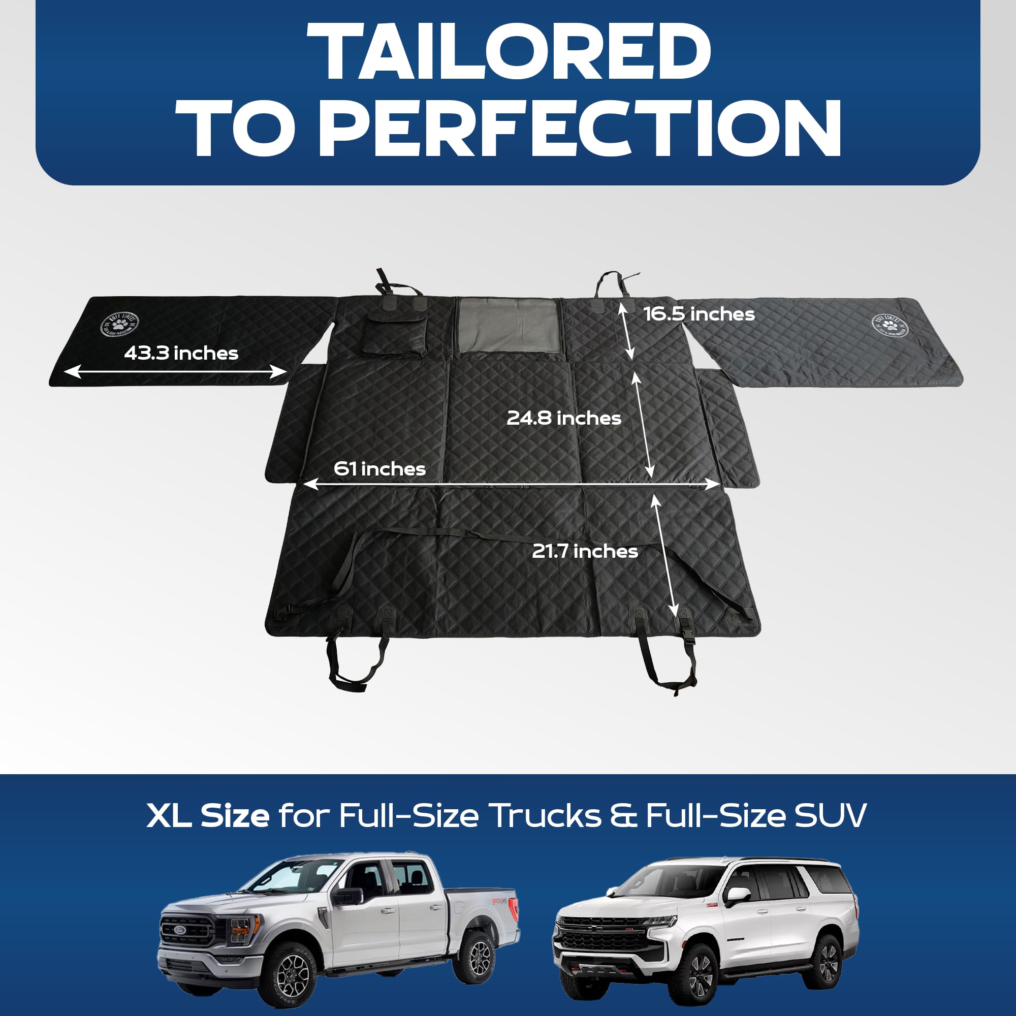 Ruff Liners easy-install anchors enable quick setup and cleaning.