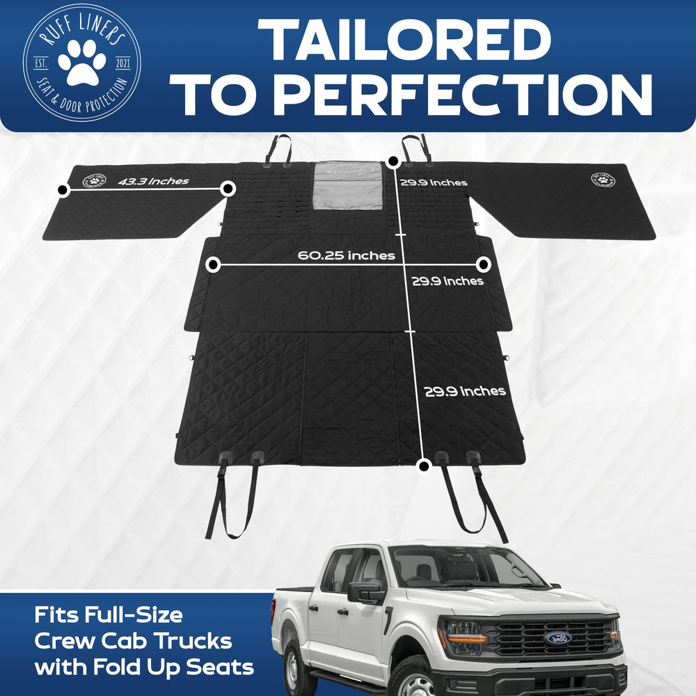 Ruff Liners machine washable dog hammock simplifies cleaning after adventures.