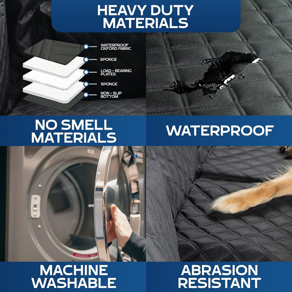 Ruff Liners non-slip underside prevents shifting during car rides.