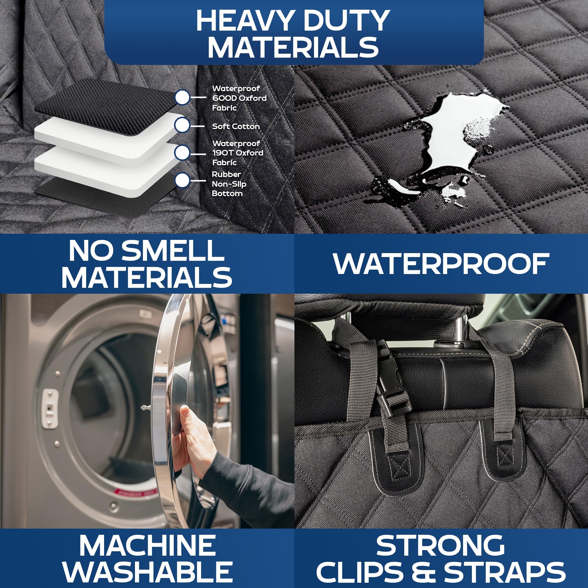 Ruff Liners XL floor cover illustrating foldable-seat access for versatile seating