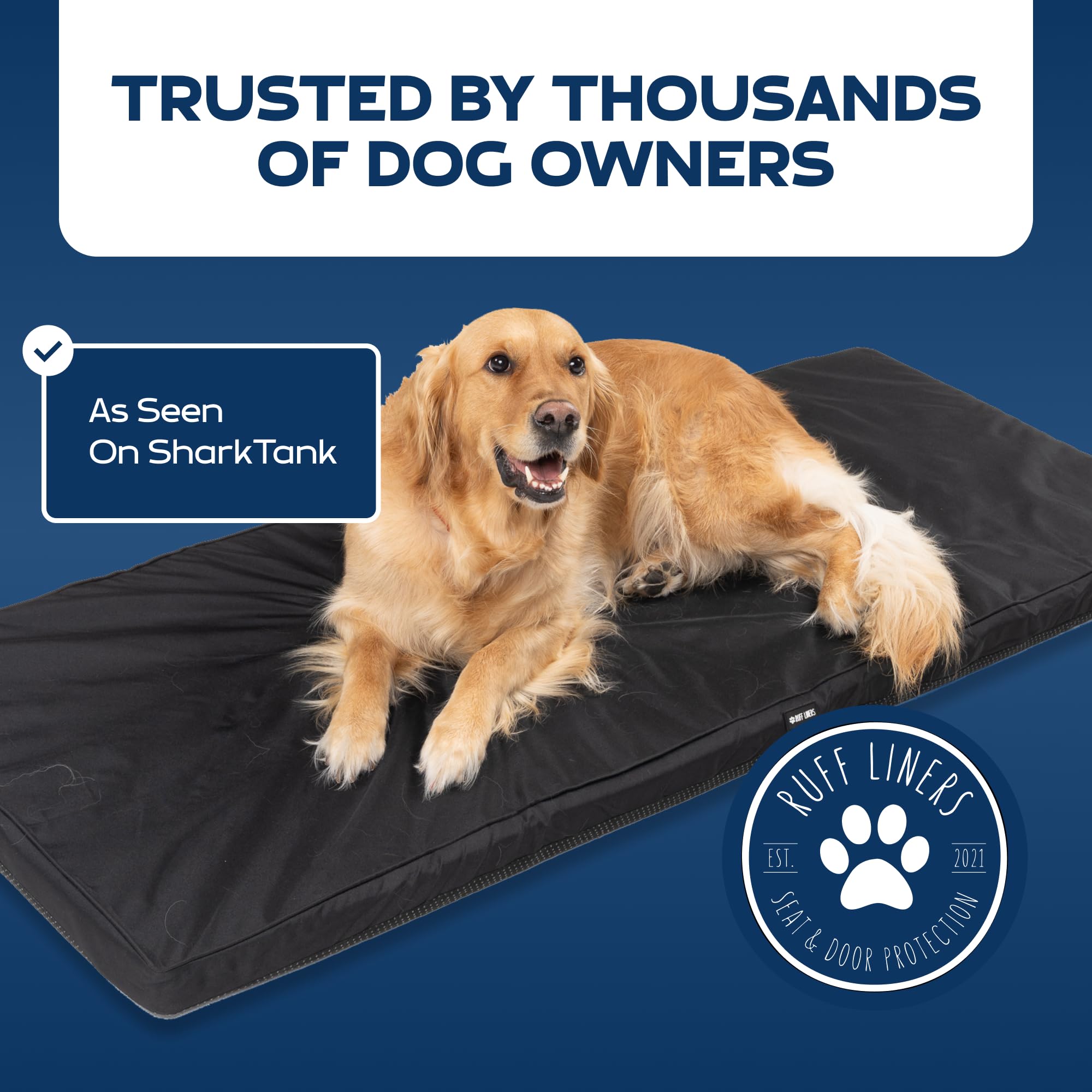Ruff Liners XL seamless deck integration with extenders creates flat travel space.