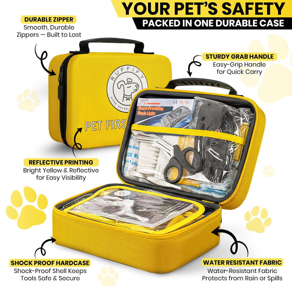Ruffify kit ideal for car travel and outdoor adventures with pets.