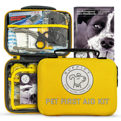 Ruffify first aid kit compact case with organized essentials for quick care on the go.