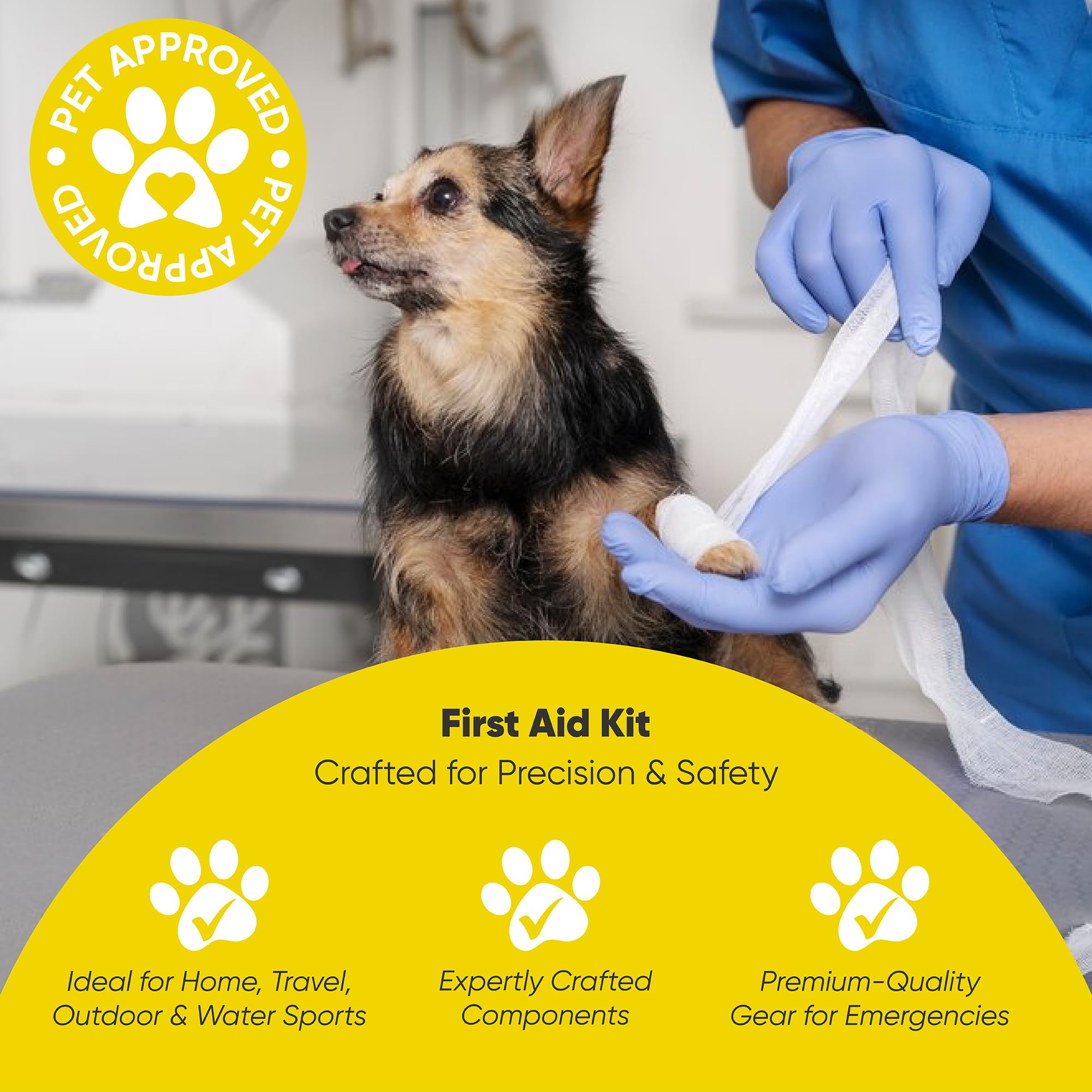 Ruffify kit supports safe hiking and camping with pets.