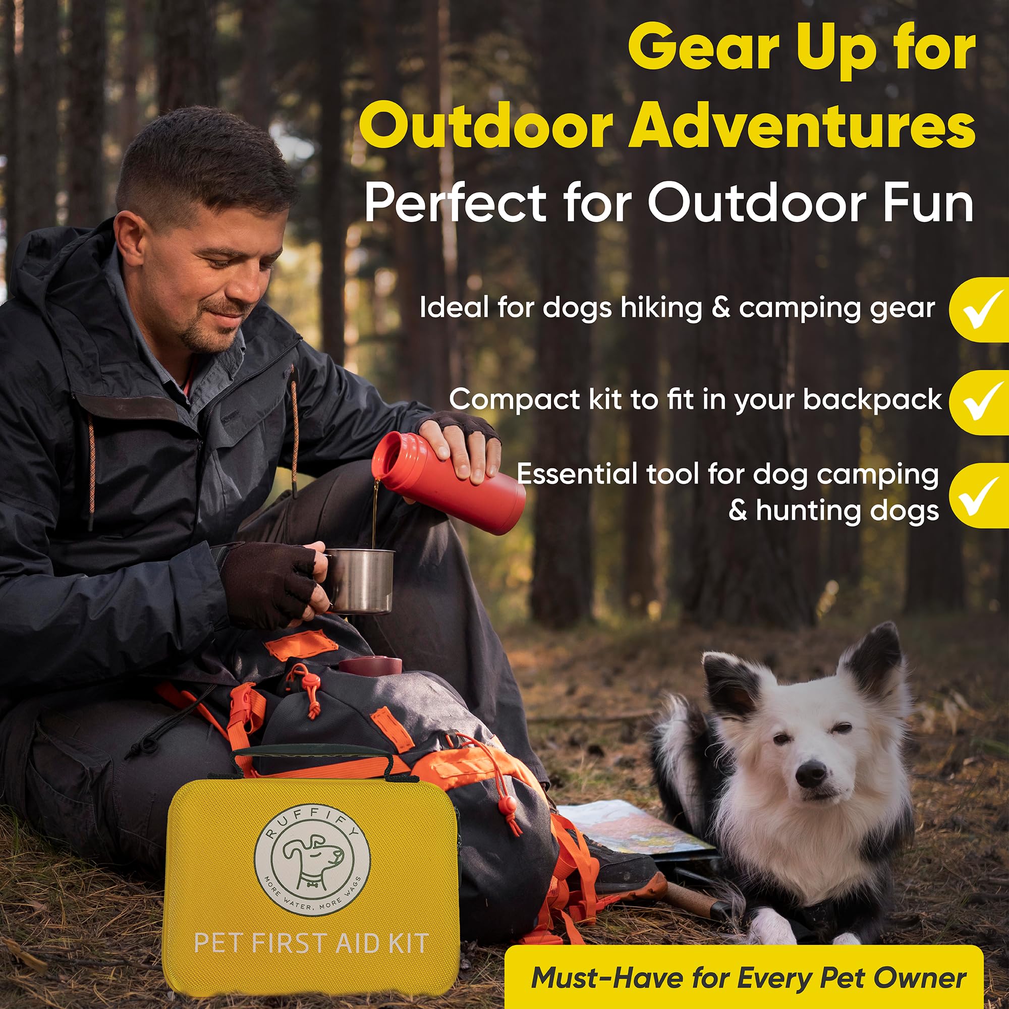 Ruffify paw bandage helps manage minor scrapes with care.