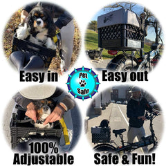 RuffLyfe CrateMate cushion is waterproof and easy to wipe down after rides.