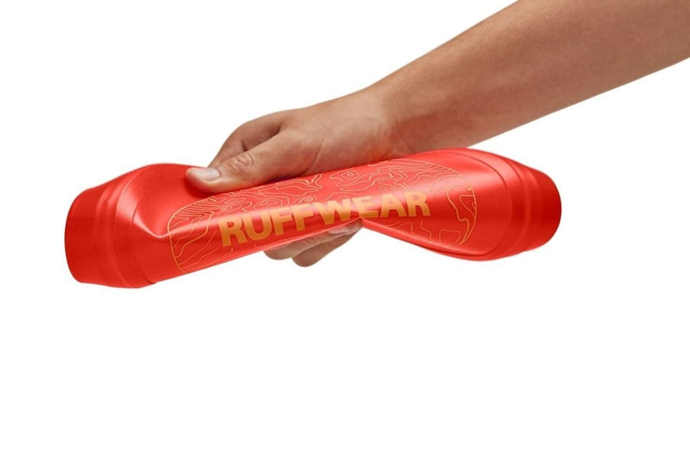 Ruffwear Camp Flyer Disc abrasion-resistant nylon for rugged play.