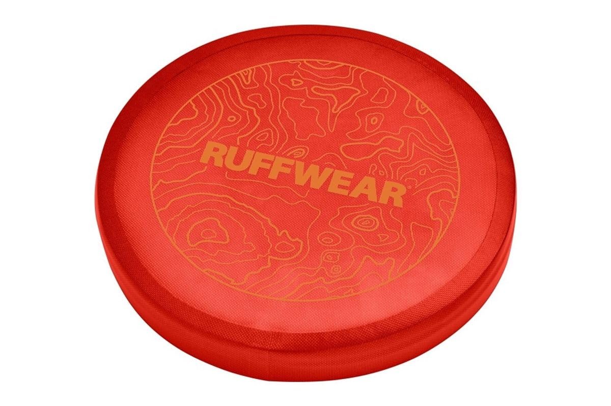 Ruffwear Camp Flyer Disc with soft edge for safe park catches.