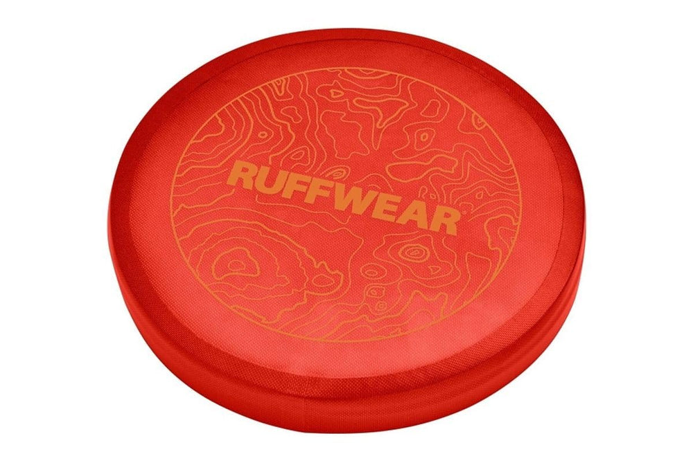 Ruffwear Camp Flyer Disc with soft edge for safe park catches.