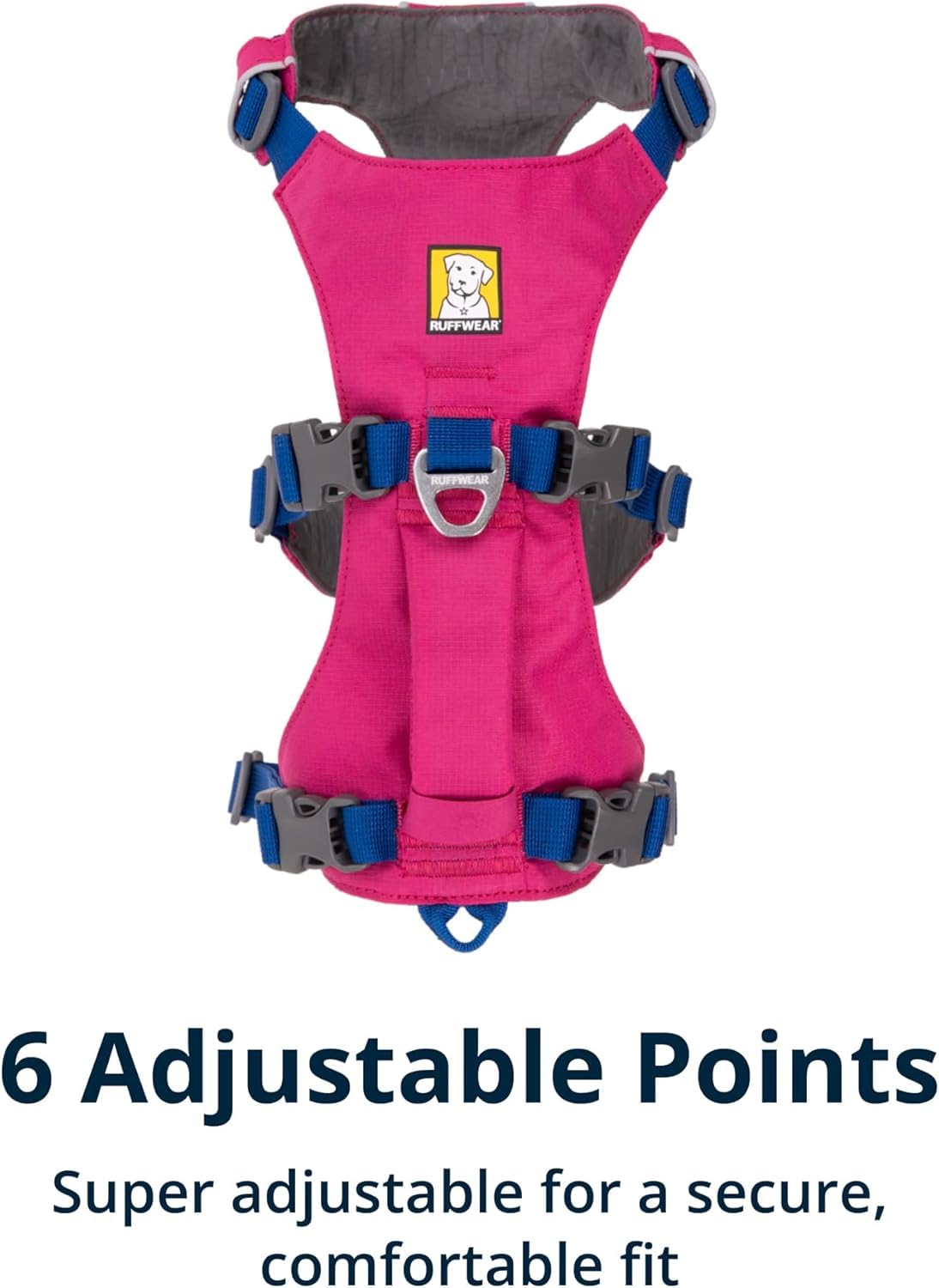Ruffwear Flagline three-leash-points enables versatile control during training