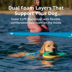 Ruffwear Float Coat secure strap close-up demonstrates adjustable fit