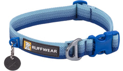 Ruffwear Front Range collar coastal fade closeup showing sturdy buckle for daily adventures