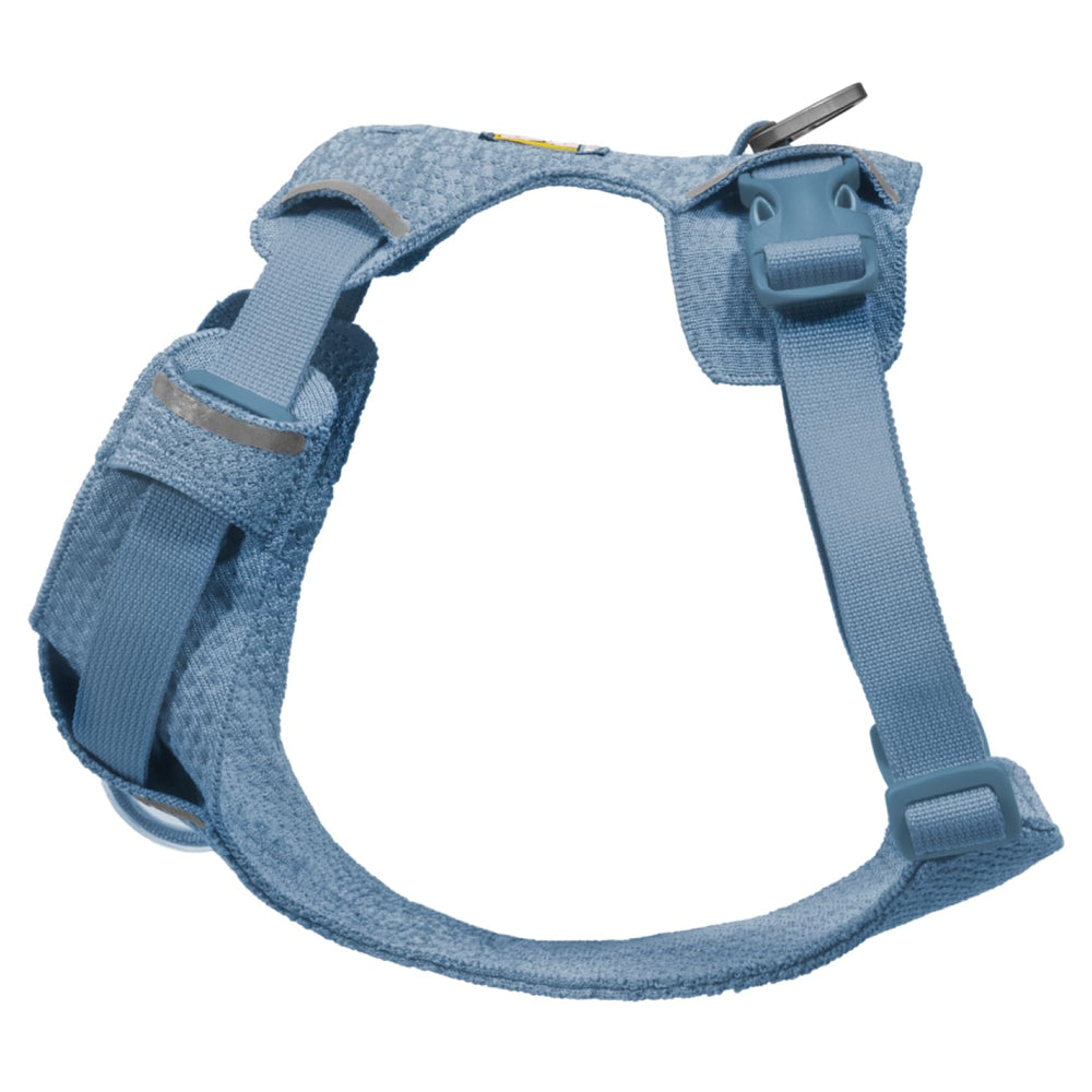 Ruffwear Front Range Flex breathable-knit image highlights comfort on long outings