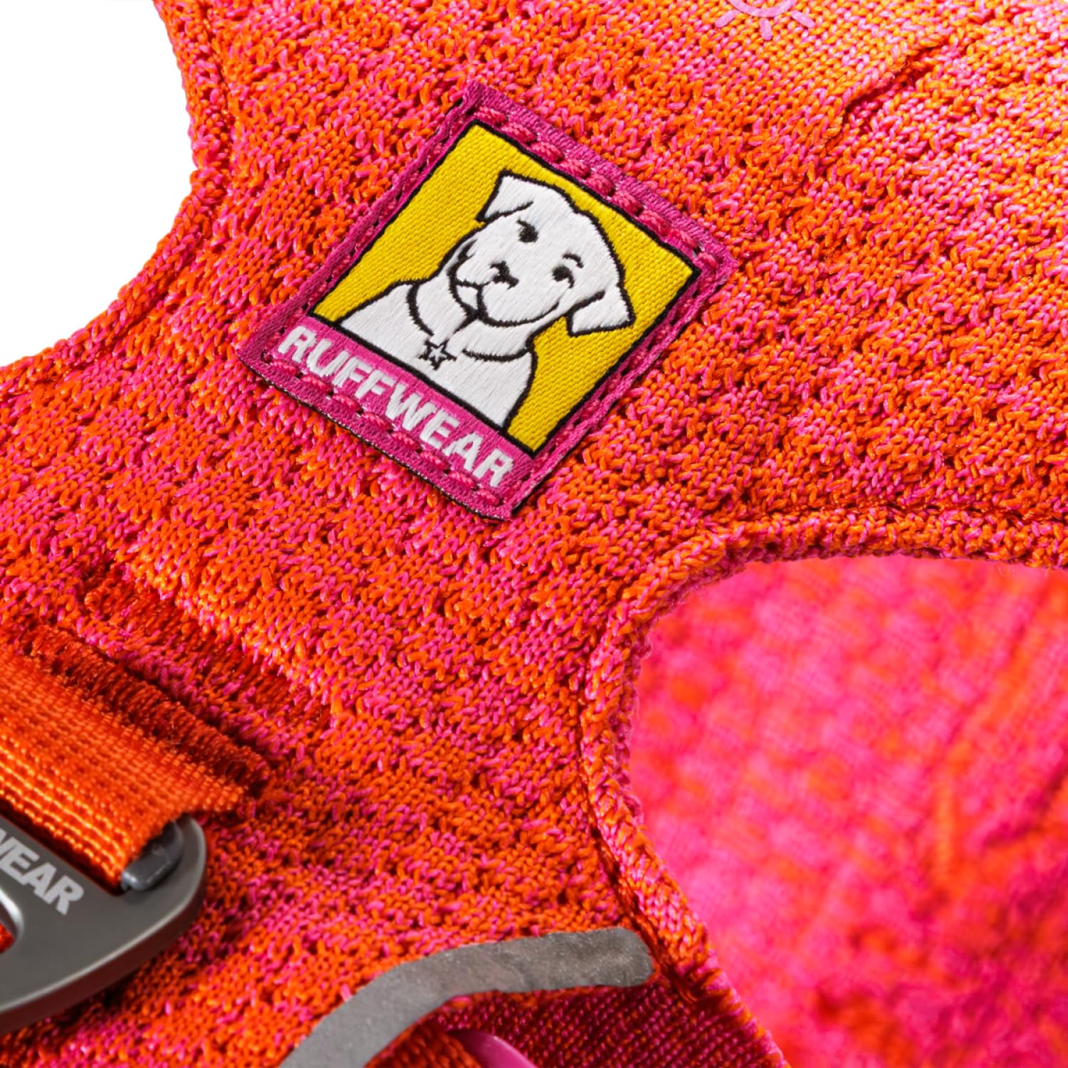 Engineered knit fabric contouring to the body for comfort.