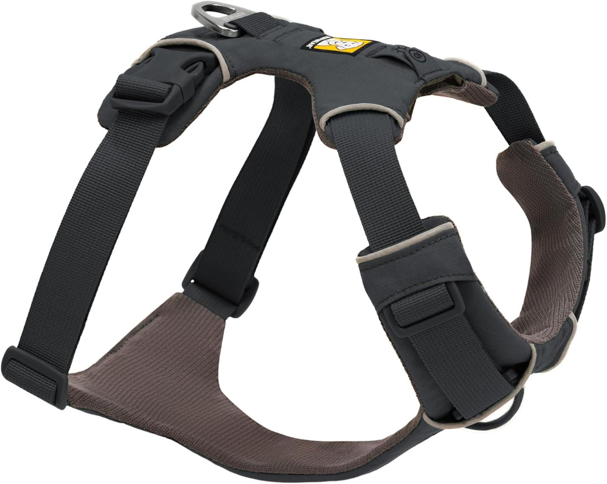 Ruffwear Front Range harness back ring for secure daily walks and easy leash control.