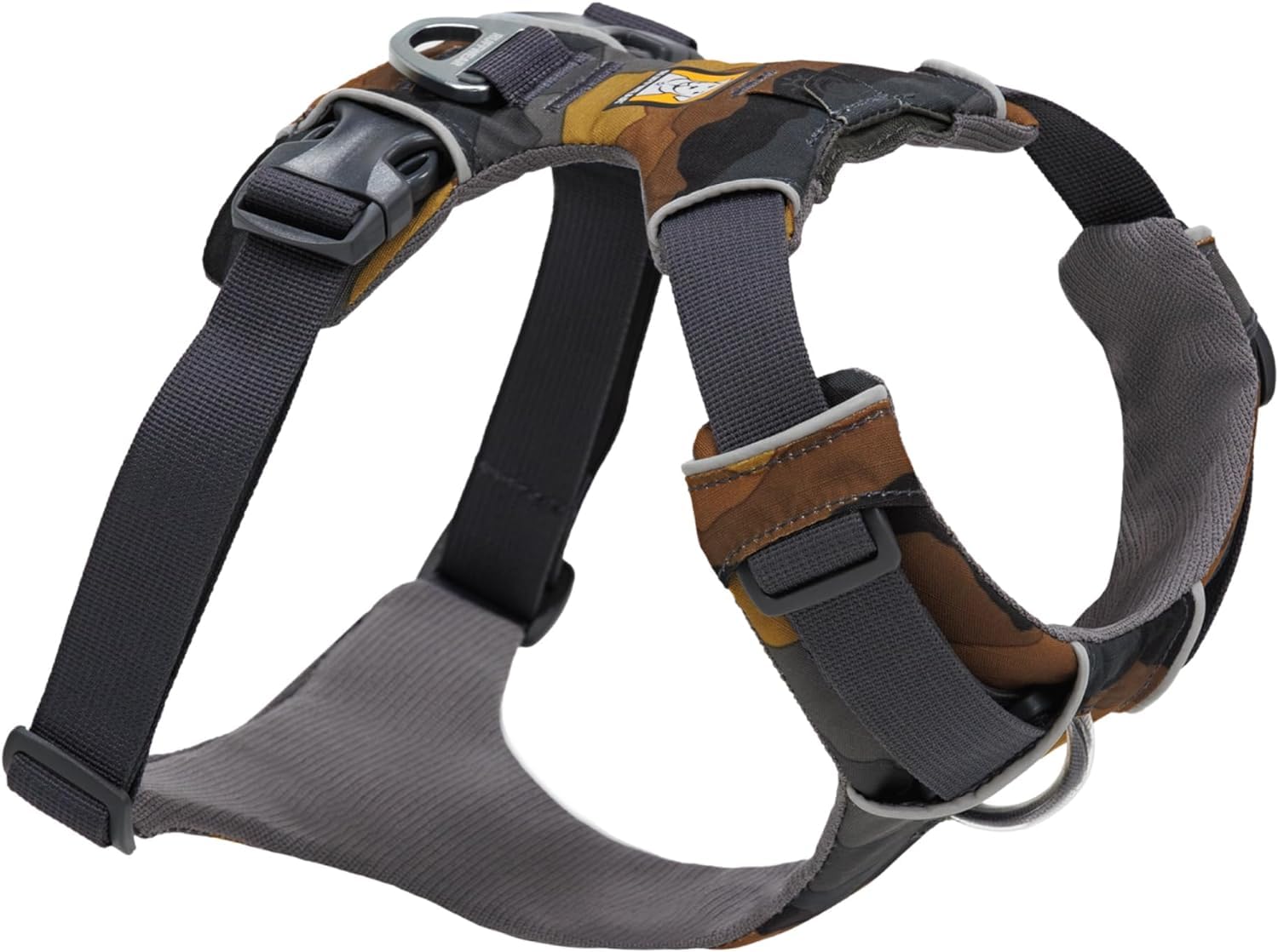 Ruffwear Front Range harness back V-ring for secure leash attachment during walks