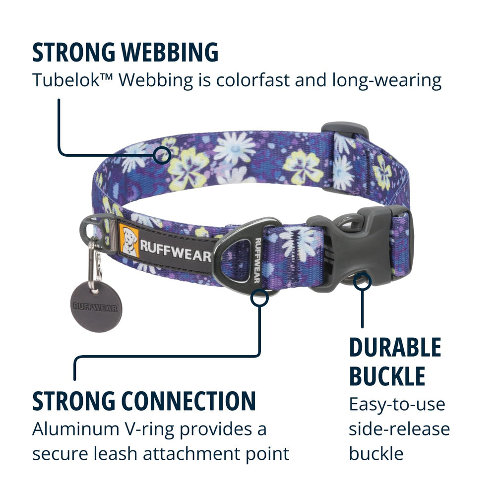 Soft tubular webbing on the Ruffwear Front Range for even pressure and comfort